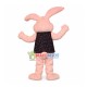 Pink Plush Rabbit Mascot Costume For Easter Pink Plush Rabbit Mascot Costume For Easter