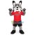 Alert Fierce Grey Lynx Mascot Costume