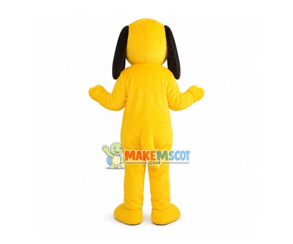 Dizzy Yellow Dog Mascot Costume Dizzy Yellow Dog Mascot Costume