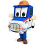 Blue Cruiser Mascot Costume for Community Safety Center