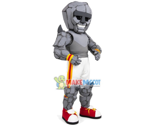 Unbreakable Hard Rock Man Mascot Costume Unbreakable Hard Rock Man Mascot Costume