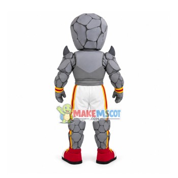 Unbreakable Hard Rock Man Mascot Costume Unbreakable Hard Rock Man Mascot Costume