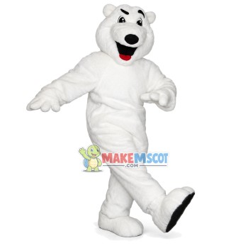 Positive Step Polar Bear Mascot Costume