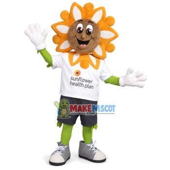 Splendid Sunflower of The Health Center Mascot Costume