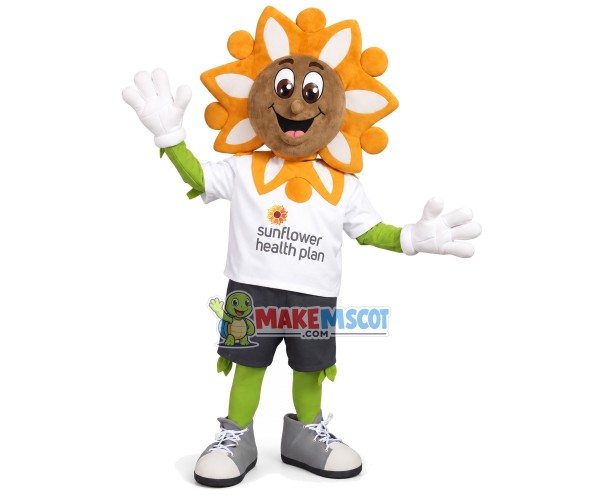 Splendid Sunflower of The Health Center Mascot Costume Splendid Sunflower of The Health Center Mascot Costume