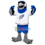 Blue Power Eagle of Rugby Team Mascot Costume