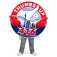 Thumbs Up Sign Mascot Costume Thumbs Up Sign Mascot Costume