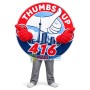 Thumbs Up Sign Mascot Costume