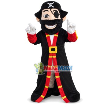 Robe Leader Pirate Mascot Costume Robe Leader Pirate Mascot Costume