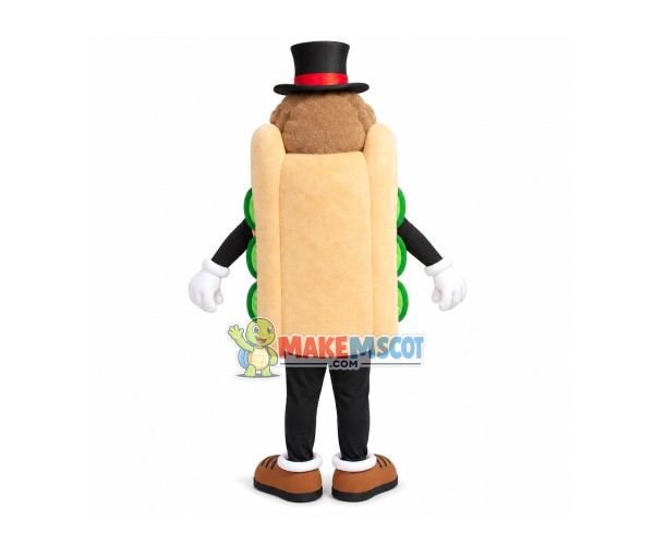 Cucumber Sausage Hot Dog Mascot Costume Cucumber Sausage Hot Dog Mascot Costume