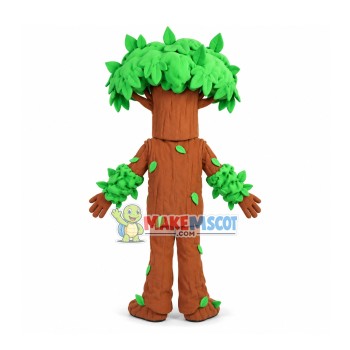 Lush Tree In Spring Mascot Costume Lush Tree In Spring Mascot Costume