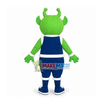 Green Alien With One-piece Pants Mascot Costume Green Alien With One-piece Pants Mascot Costume