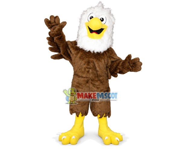 Tousled Little Eagle Mascot Adult Costume Tousled Little Eagle Mascot Adult Costume