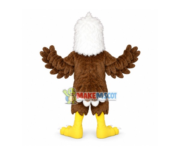 Tousled Little Eagle Mascot Adult Costume Tousled Little Eagle Mascot Adult Costume