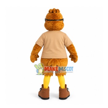 Blind Duck Wearing Sunglasses Mascot Costume Blind Duck Wearing Sunglasses Mascot Costume