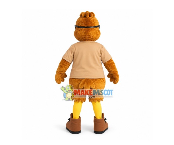 Blind Duck Wearing Sunglasses Mascot Costume Blind Duck Wearing Sunglasses Mascot Costume