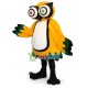 Owl With Protruding Asymmetric Eyes Mascot Costume Owl With Protruding Asymmetric Eyes Mascot Costume