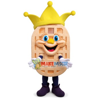 Healthy Oatmeal Cookie Mascot Costume Healthy Oatmeal Cookie Mascot Costume