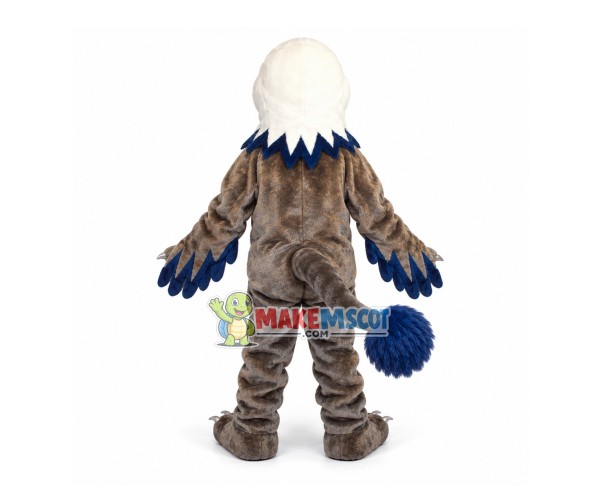 Special Silver-billed Eagle With Tail Mascot Costume Special Silver-billed Eagle With Tail Mascot Costume