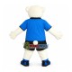 Adult Fancy White Soft Bear Mascot Costume Adult Fancy White Soft Bear Mascot Costume