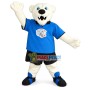 Adult Fancy White Soft Bear Mascot Costume