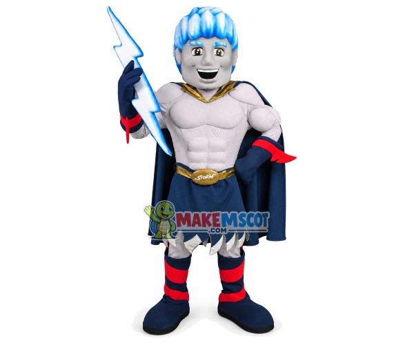 Thunder Man In Charge Of Lightning Mascot Costume