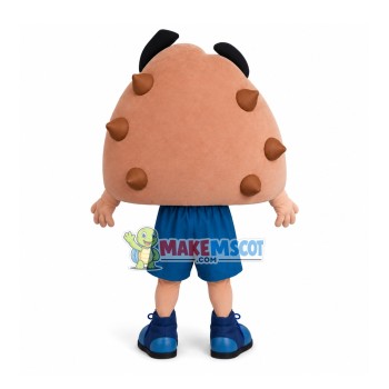 Exotic Cartoon Chocolate Pudding Mascot Costume Exotic Cartoon Chocolate Pudding Mascot Costume