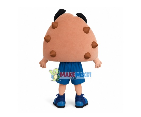 Exotic Cartoon Chocolate Pudding Mascot Costume Exotic Cartoon Chocolate Pudding Mascot Costume