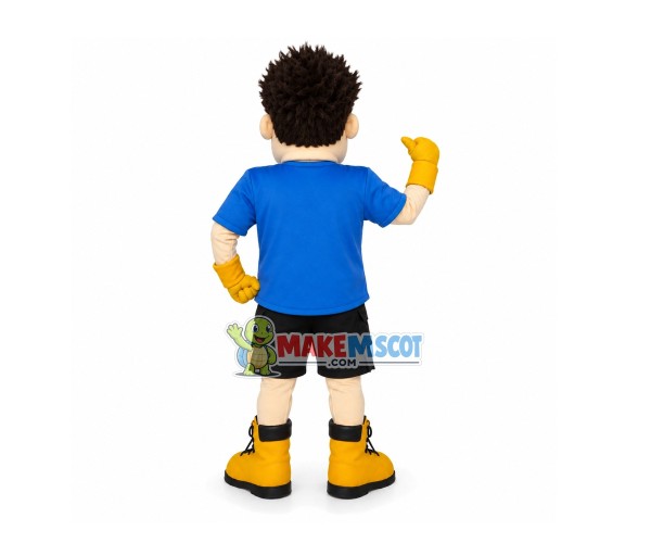Strong Gardener of Landscape Company Mascot Costume Strong Gardener of Landscape Company Mascot Costume