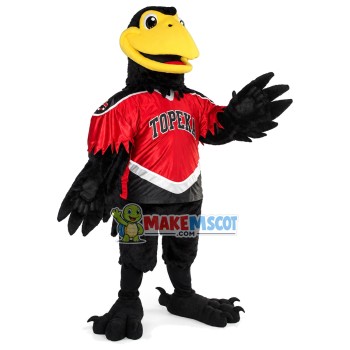 Strict Mayor of Crow Mascot Costume