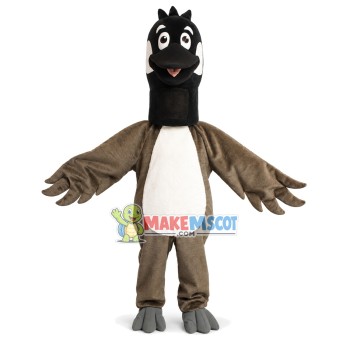 Cowardly Long-necked Bird Mascot Costume Cowardly Long-necked Bird Mascot Costume
