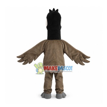 Cowardly Long-necked Bird Mascot Costume Cowardly Long-necked Bird Mascot Costume