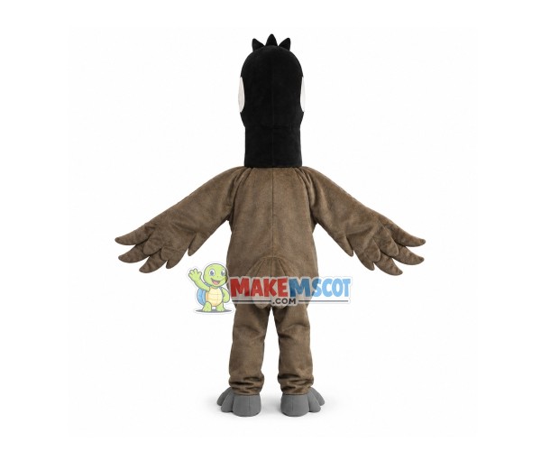 Cowardly Long-necked Bird Mascot Costume Cowardly Long-necked Bird Mascot Costume