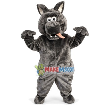 Hungry Greedy Dog Mascot Costume Hungry Greedy Dog Mascot Costume