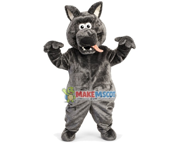 Hungry Greedy Dog Mascot Costume Hungry Greedy Dog Mascot Costume