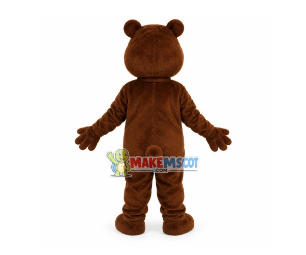Cheerful Smiling Beaver Mascot Costume Cheerful Smiling Beaver Mascot Costume