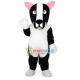 Black & White Dog Adult Mascot Costume Black & White Dog Adult Mascot Costume