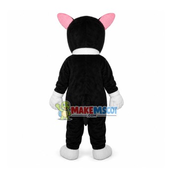 Black & White Dog Adult Mascot Costume Black & White Dog Adult Mascot Costume