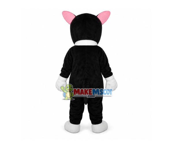 Black & White Dog Adult Mascot Costume Black & White Dog Adult Mascot Costume