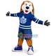 Elated Brown Dog Mascot Adult Costume Elated Brown Dog Mascot Adult Costume