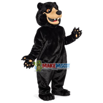Forceful Wild Black Bear Mascot Costume Forceful Wild Black Bear Mascot Costume