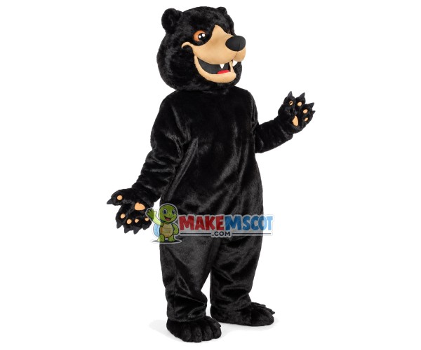 Forceful Wild Black Bear Mascot Costume Forceful Wild Black Bear Mascot Costume