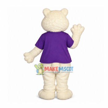 White Plush Groundhog Mascot Costume For Festival White Plush Groundhog Mascot Costume For Festival
