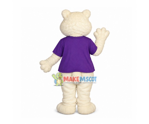 White Plush Groundhog Mascot Costume For Festival White Plush Groundhog Mascot Costume For Festival