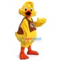 Surprised Community Duck Mascot Costume