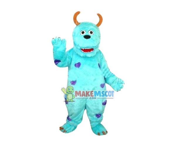 Blue Monster Sullivan Mascot Costume Blue Monster Sullivan Mascot Costume