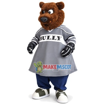 Arrogant Goalkeeper Bear Mascot Costume