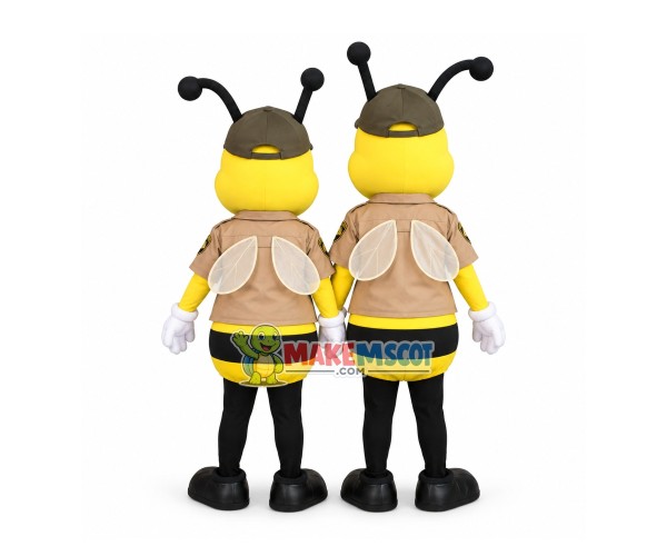 One Pair of Inspector Bees Mascot Costume One Pair of Inspector Bees Mascot Costume