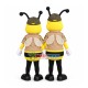 One Pair of Inspector Bees Mascot Costume One Pair of Inspector Bees Mascot Costume