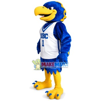 Majestic Blue Eagle Of The University Mascot Costume
